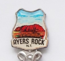 Collector Souvenir Spoon Australia Northern Territory Ayers Rock Enamel - £13.36 GBP
