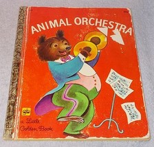 Vintage Little Golden Book Animal Orchestra #334 - £4.74 GBP