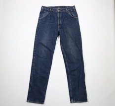 Vintage 80s Levis Mens Size 36x34 Distressed Straight Leg Denim Jeans Bl... - $79.15