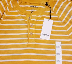 Goodfellow &amp; Co™ Long Sleeve Henley Shirt ~ Size SMALL ~ Zesty Gold ~100... - $30.00