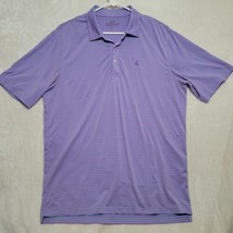 Vineyard Vines Performance Polo Shirt Mens XL Purple Blue Striped Short ... - $34.87