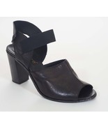 Lemare Pel. Dixan UTF 554 Womens Black Leather Elastic Slingback Heels S... - £40.85 GBP
