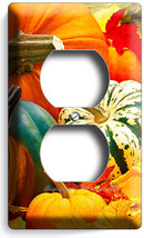Pumpkins Squash Harvest Outlet Receptacle Wall Plate Cover Kitchen Dining Room - £8.08 GBP