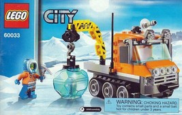 Instruction Book Only For LEGO CITY Arctic Ice Crawler 60033 - £5.19 GBP