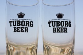 Pair of Vintage Tuborg Glasses by App. to The Royal Danish Court Collect... - £37.60 GBP