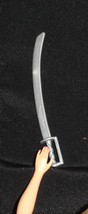 Miniature display battlefield silver grey sword for Ken or GI Joe doll vintage - £7.85 GBP