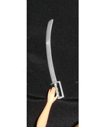 Miniature display battlefield silver grey sword for Ken or GI Joe doll v... - $9.99