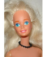 Fashion doll accessory black necklace for Barbie or Bratz Boyz vintage MGA - $9.99