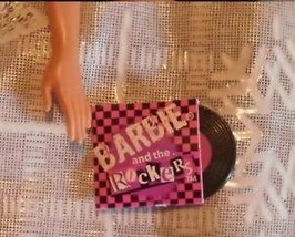 Vintage Barbie and the Rockers doll music accessory record with sleeve miniature - $10.99