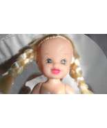 Kelly doll friend light blond hair with pigtails braids  Barbie family - £6.28 GBP