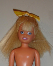 Nude Stacie doll Barbie middle sister with yellow bow in hair classic version - £9.43 GBP