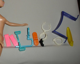 Barbie doll lot accessory posing pieces structure connections vintage Ma... - $9.99