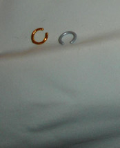 Vintage jewelry lot of two Barbie little sister Skipper doll bracelets gold gray - £7.98 GBP