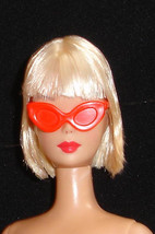 Barbie doll solid red cat eye glasses sunglasses vintage fashion accesor... - $10.99