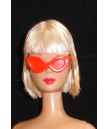 Barbie doll solid red cat eye glasses sunglasses vintage fashion accesor... - $10.99