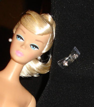 Barbie doll accessory repro vintage 1960s faux diamond stud earrings by Mattel - $17.99