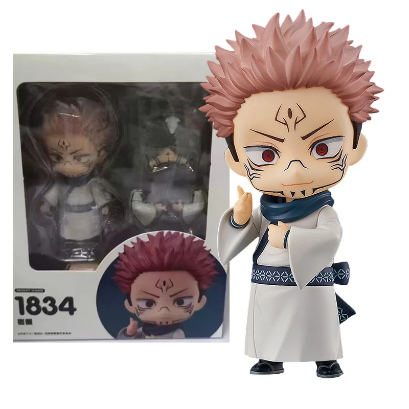 10cm #1834 Ryomen Sukuna Anime Figure Jujutsu Kaisen Action Figures Satoru Gojo - £21.32 GBP+