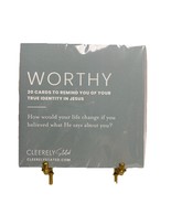 Cleerely Stated Worthy Card Collection with Stand NEW - $437.49 MXN