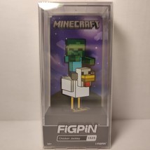 Minecraft Zombie On Chicken FigPin Enamel Pin 1325 Locked Official Collectible - £15.42 GBP