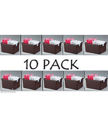 Plastic Sugar Packet Holder Caddy 10 PACK BROWN BRAND NEW FEDEX SHIPPING... - £43.02 GBP