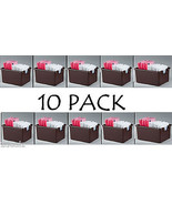 Plastic Sugar Packet Holder Caddy 10 PACK BROWN BRAND NEW FEDEX SHIPPING... - $101.97 CAD