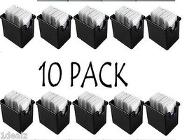Plastic Sugar Packet Holder Caddy 10 PACK BLACK BRAND NEW FEDEX SHIPPING... - £43.16 GBP