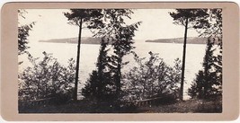 Pumpkin Point, NH View - Carlton-Boynton Family Stereoview - £13.91 GBP