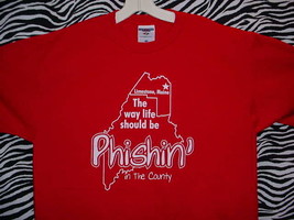 PHISH CONCERT T SHIRT ~ RED/LARGE - $22.75