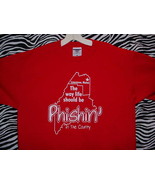 PHISH CONCERT T SHIRT ~ RED/LARGE - $22.75