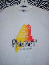 PHISH CONCERT T SHIRT ~ CREAM &amp; ORANGE/XL - $22.75