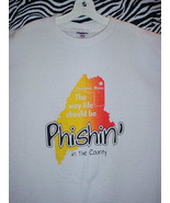 PHISH CONCERT T SHIRT ~ CREAM &amp; ORANGE/XL - $22.75