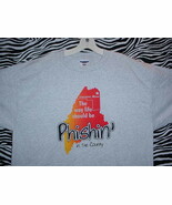 PHISH MAINE CONCERT T SHIRT ~ GRAY &amp; RED Extra Large - €19,33 EUR
