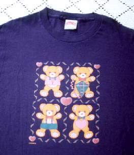 CUTE TEDDY BEARS ~ AWESOME T SHIRT (L) - $12.95