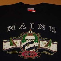 MAINE LIGHTHOUSE ~ T SHIRT (Black/XL) New! - $12.95