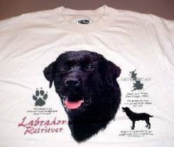 New! LABRADOR RETRIEVER - T SHIRT (L) - $12.95