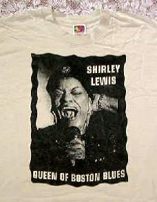 SHIRLEY LEWIS - QUEEN OF BLUES T SHIRT (L) - $12.95