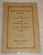 Operetta Program 1926 Edward Little School Auburn Maine - £12.56 GBP