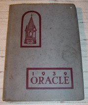 Auburn Maine Edward Little High School Oracle 1939 Yearbook - £31.86 GBP