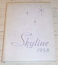 COLORADO WOMAN&#39;S COLLEGE 1958 SKYLINE YEARBOOK - £44.07 GBP