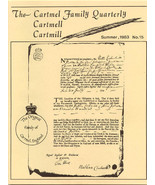 CARTMEL CARTMELL CARTMILL GENEALOGY NEWSLETTER SET - £66.60 GBP