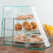 New Cal-Mil  3-Tier Tray Display Case Bakery Donut Pastry  Candy Hotel Store - £551.94 GBP