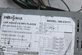 INSIGNIA NS-C3111 CAR STEREO CD MP3 PLAYER RADIO RECEIVER E6376 image 10