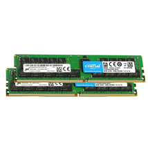 Crucial Kit 64GB 2x 32GB 2666MHz DDR4 Ecc Rdimm Server Memory CT32G4RFD4266 Used - £89.67 GBP