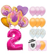 Rapunzel Deluxe Balloon Bouquet - Pink Number 2 - $32.99