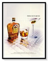 Crown Royal Whisky Jealous Martini Print Ad Vintage 2002 Magazine Advert... - $9.70