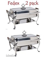 8QT CLASSIC Chafer Rectangular Chafing Dish Catering Buffet Food Tray + ... - $4,824.42 MXN