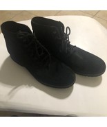 UGG Moreau Suede Leather Black Lace Up Chukka Boots Men&#39;s Size 13 - $37.61