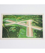 SCRANTON WILKES-BARRE PA AIRPORT - 1948(?) color / linen postcard. Unuse... - $8.90