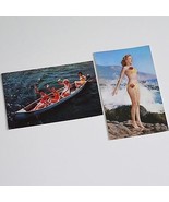 POCONO MOUNTAINS - PENNSYLVANIA - 2 x Postcards Bathing Beauty / Cheesec... - $8.90