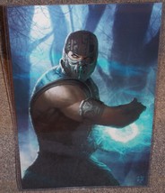 Mortal Kombat Sub Zero Glossy Print 11 x 17 In Hard Plastic Sleeve - £19.74 GBP